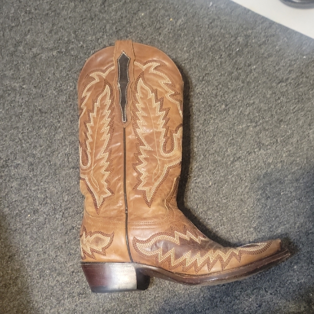 Brown Western Heeled Boots
